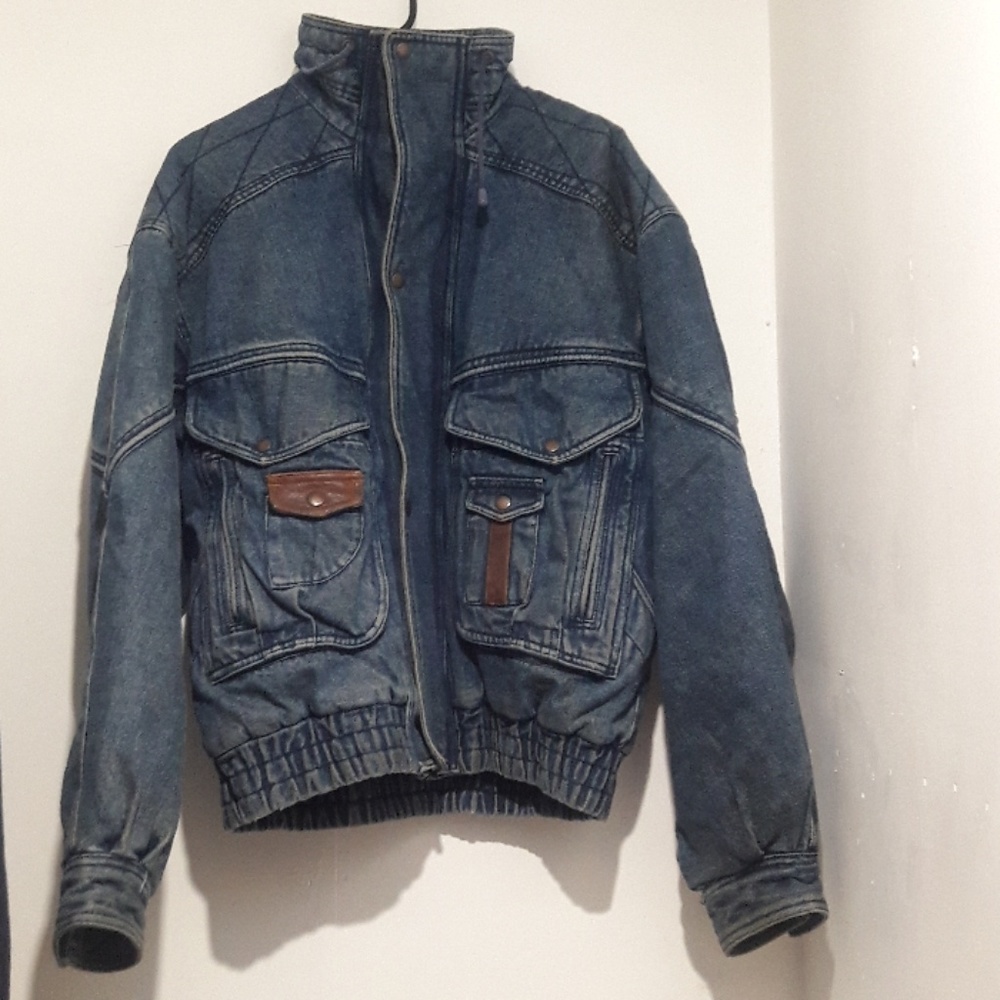 Vintage Padded Denim Jacket